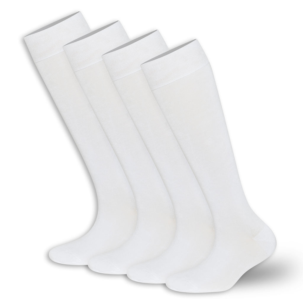 BAMBOOVEN Women's Rayon Made From Bamboo Knee High 4 Pairs Socks - Bambooven