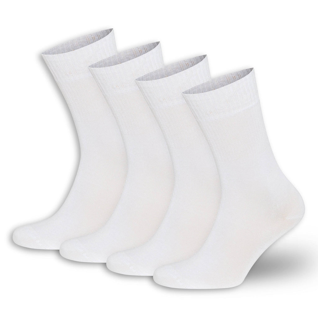 Women Crew Socks White