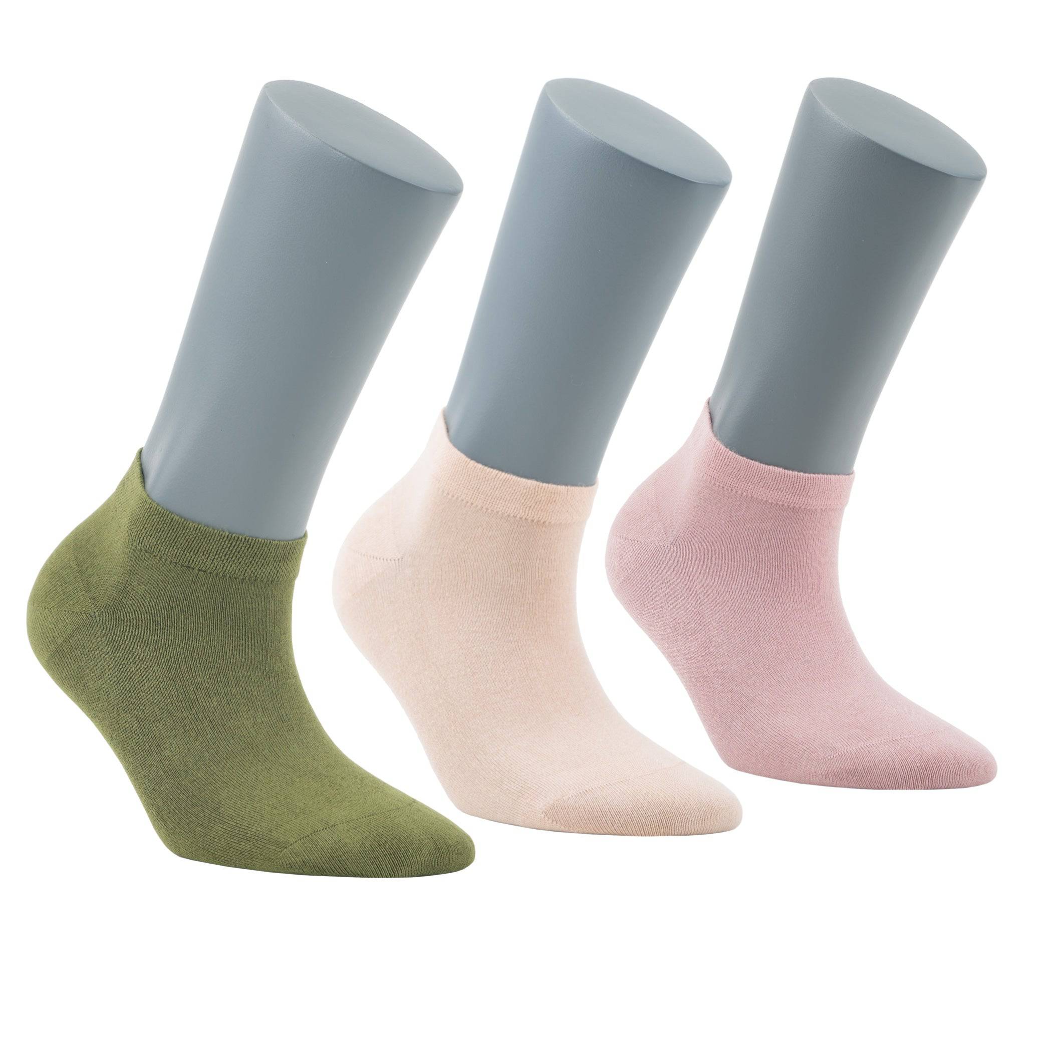 Bambooven Women’s Casual Ankle Socks – (12 Pack)