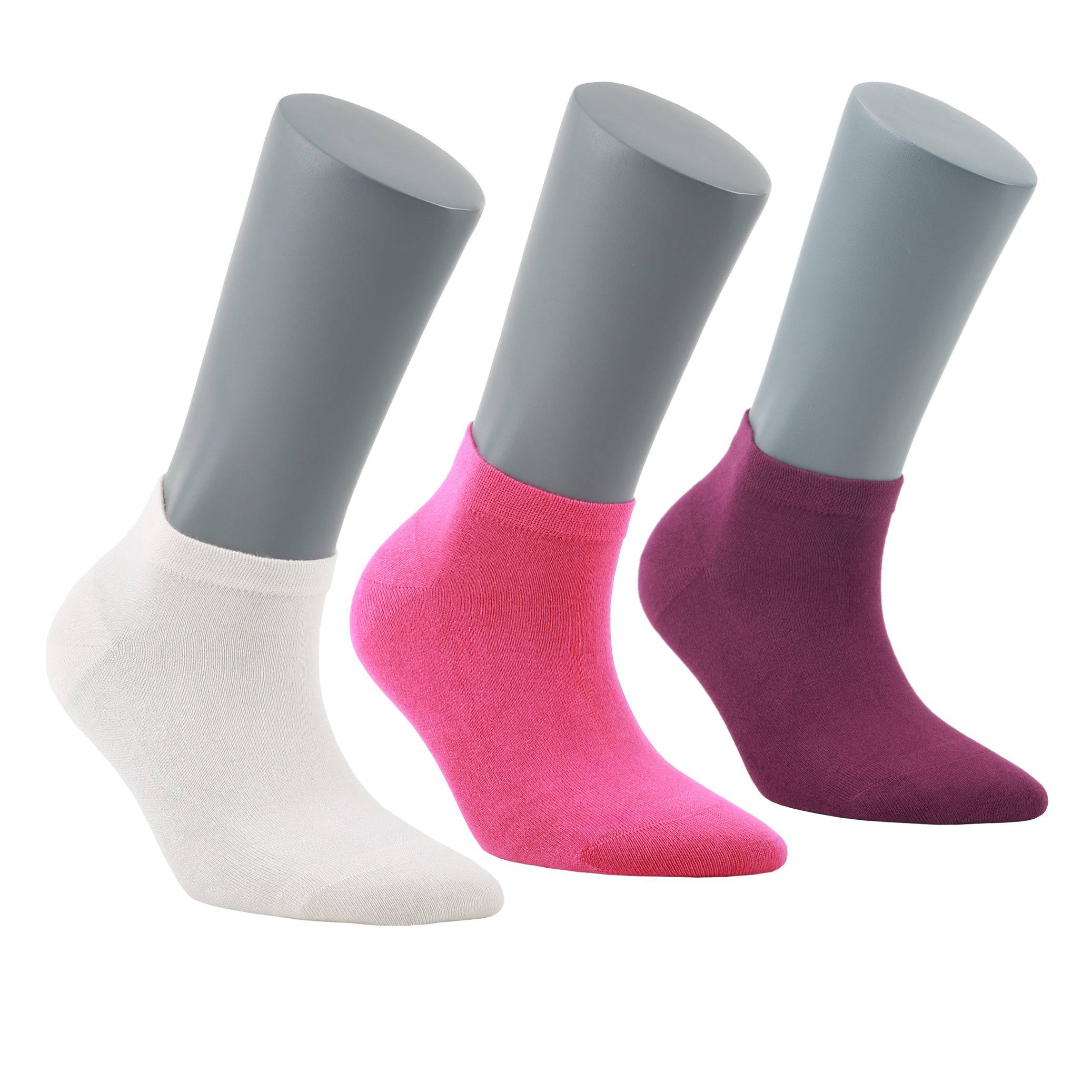 Bambooven Women’s Casual Ankle Socks – (12 Pack)-545 - Bambooven