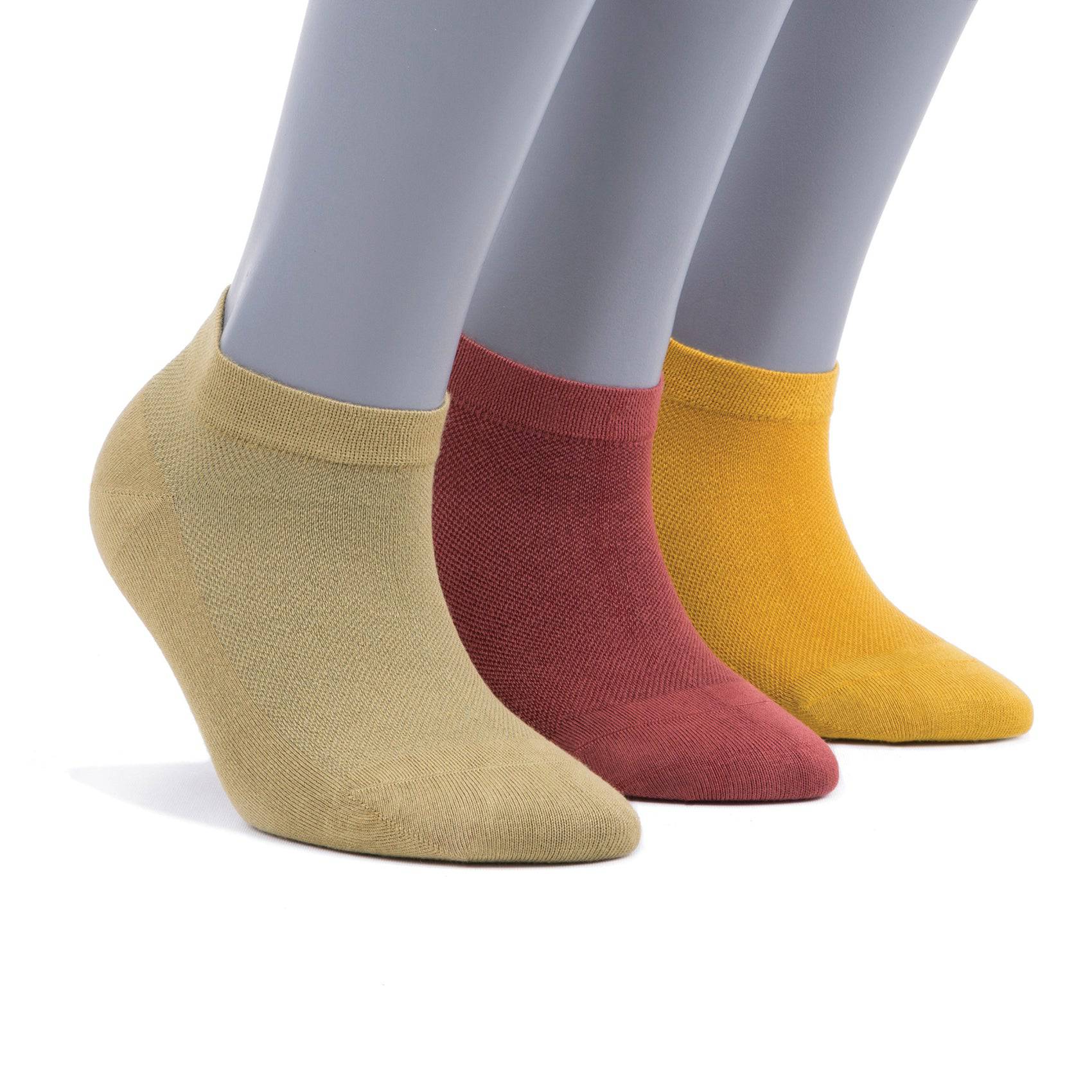 Bambooven Women’s Casual Ankle Socks – (3 Pack)