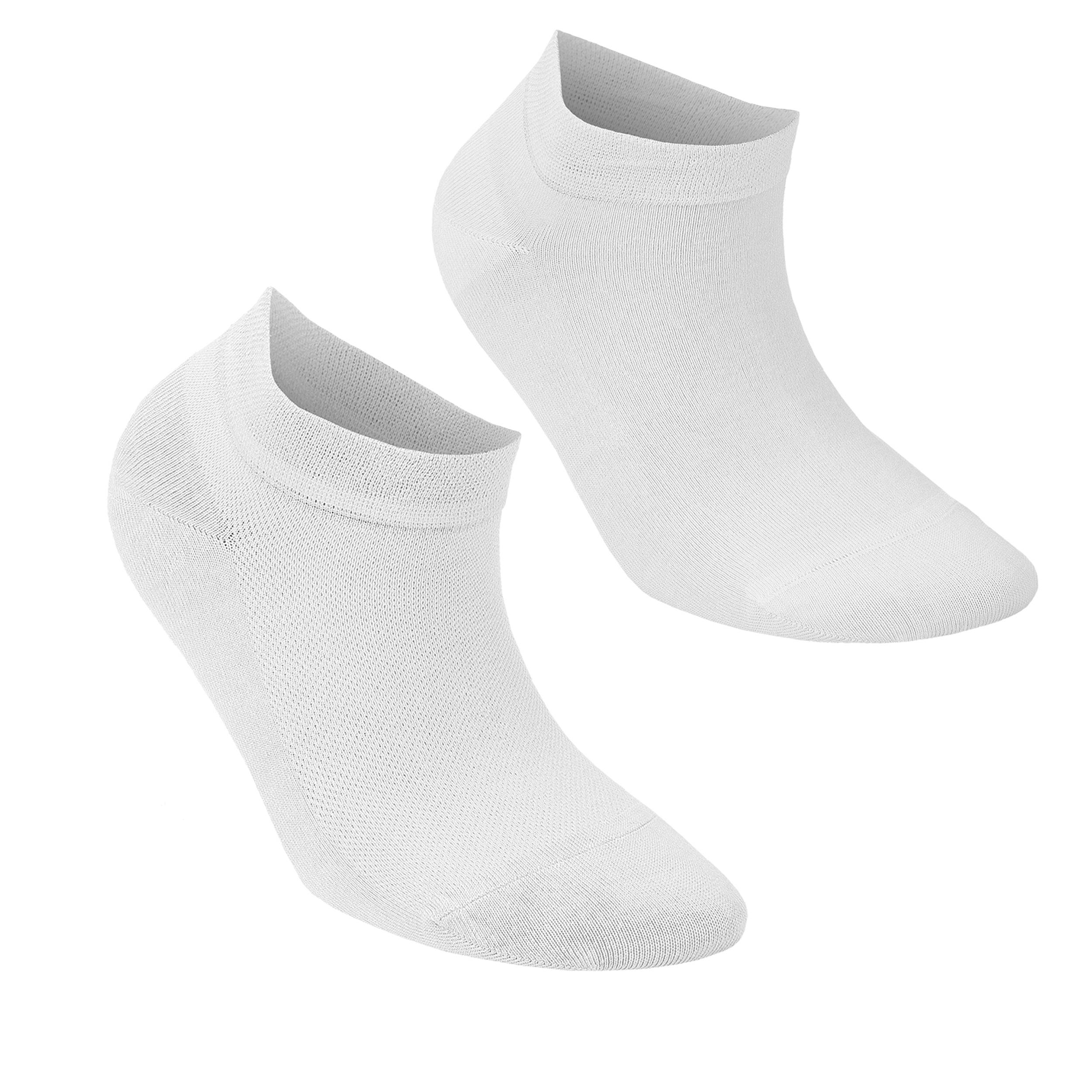 Bambooven Women’s Casual Ankle Socks "White" – Soft & Breathable (8 Pack) - Bambooven