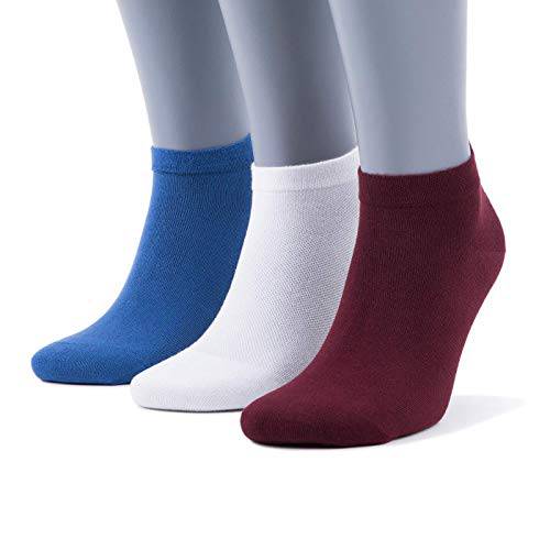 Bambooven Men & Women Casual Ankle Socks – Soft & Breathable (6 or 12 Pack)