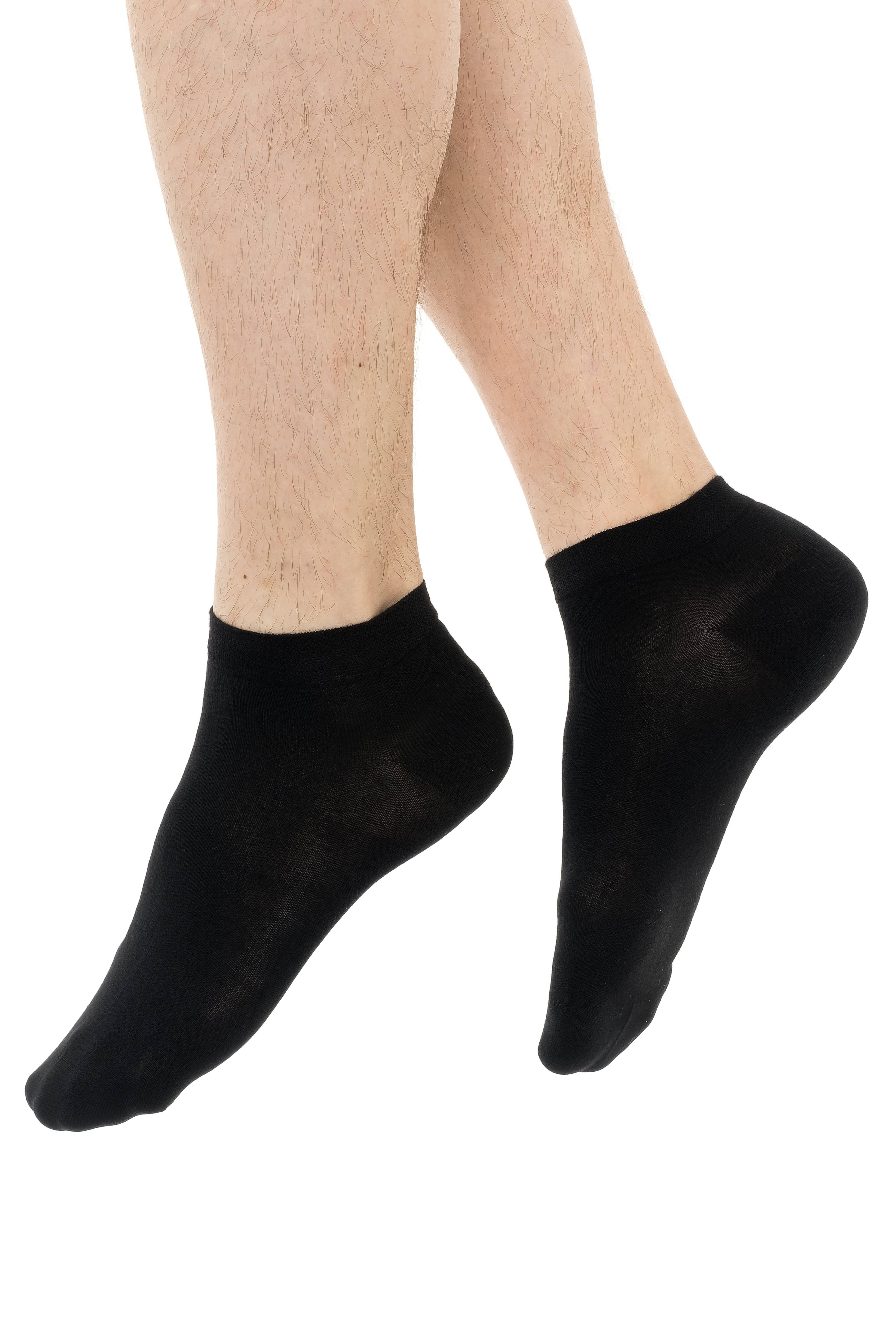 Bambooven Men & Women Casual Ankle Socks – Soft & Breathable (6 or 12 Pack)