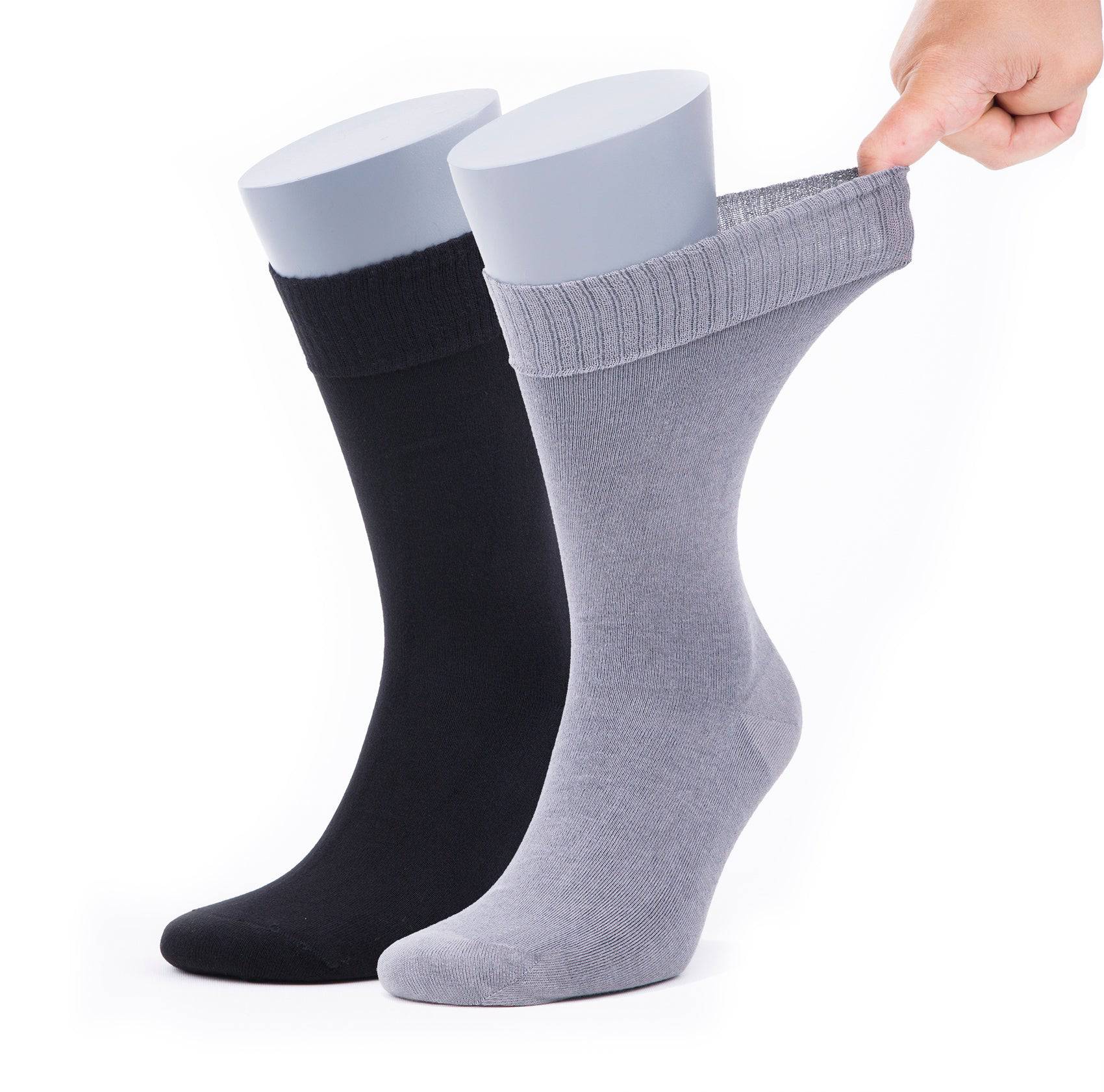 Bambooven Men’s Diabetic Dress & Trouser Socks – Multi Pack