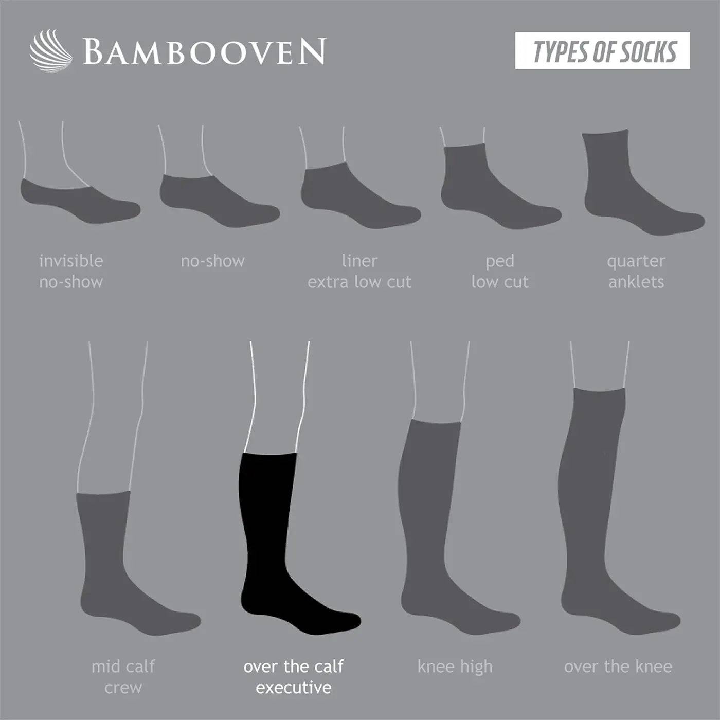 Bambooven Calcetines de vestir y pantalones para diabéticos para hombre: ajuste holgado, puntera sin costuras, súper suaves, sin olores y transpirables, calcetines hasta la pantorrilla, calcetines redondos (paquete múltiple)