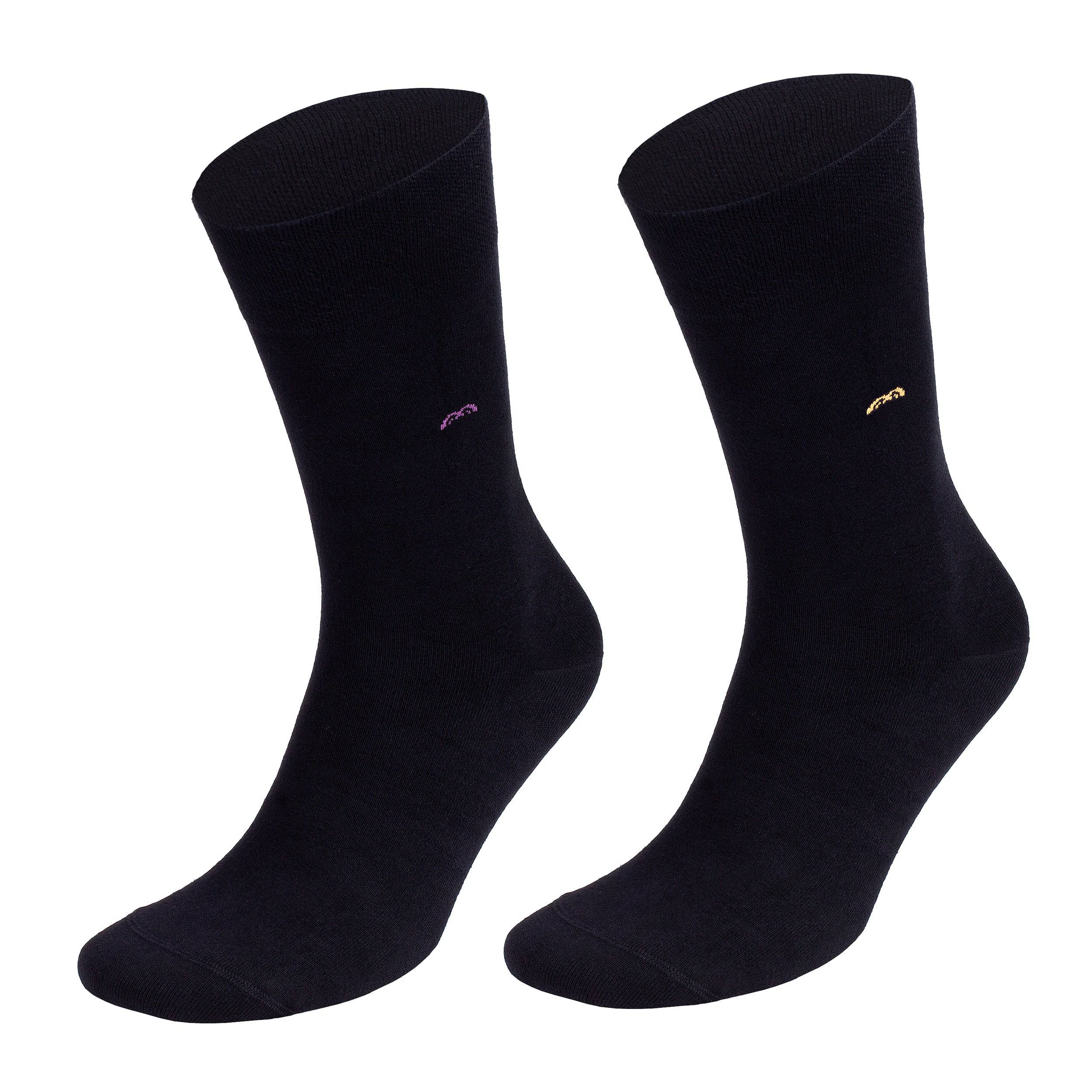 Bambooven Calcetines negros ligeros para vestir y pantalones para hombre "Negro" - Bambú de primera calidad, súper suaves, sin olores y transpirables, calcetines redondos (paquete de 8) -633