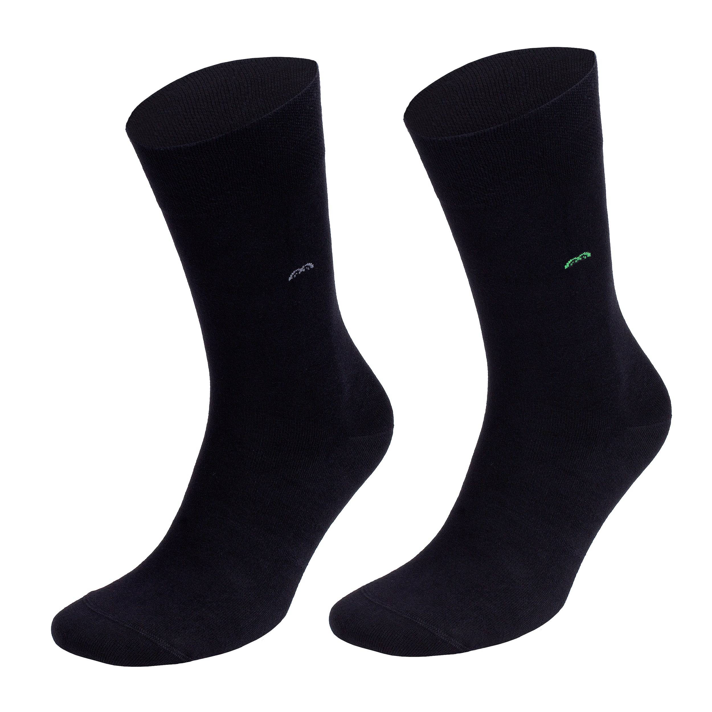 Bambooven Calcetines negros ligeros para vestir y pantalones para hombre "Negro" - Bambú de primera calidad, súper suaves, sin olores y transpirables, calcetines redondos (paquete de 8) -633