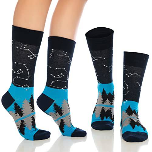 Bambooven Men & Women Fun Dress Socks –  (6 Pairs) - Bambooven