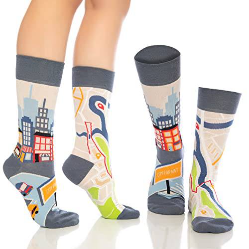 Bambooven Men & Women Fun Dress Socks –  (6 Pairs) - Bambooven