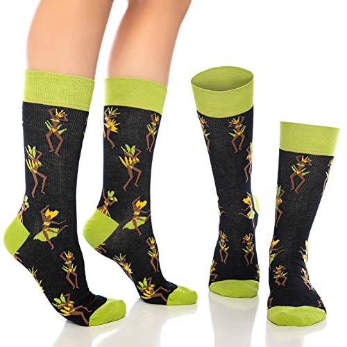 Bambooven Men & Women Fun Dress Socks –  (6 Pairs)