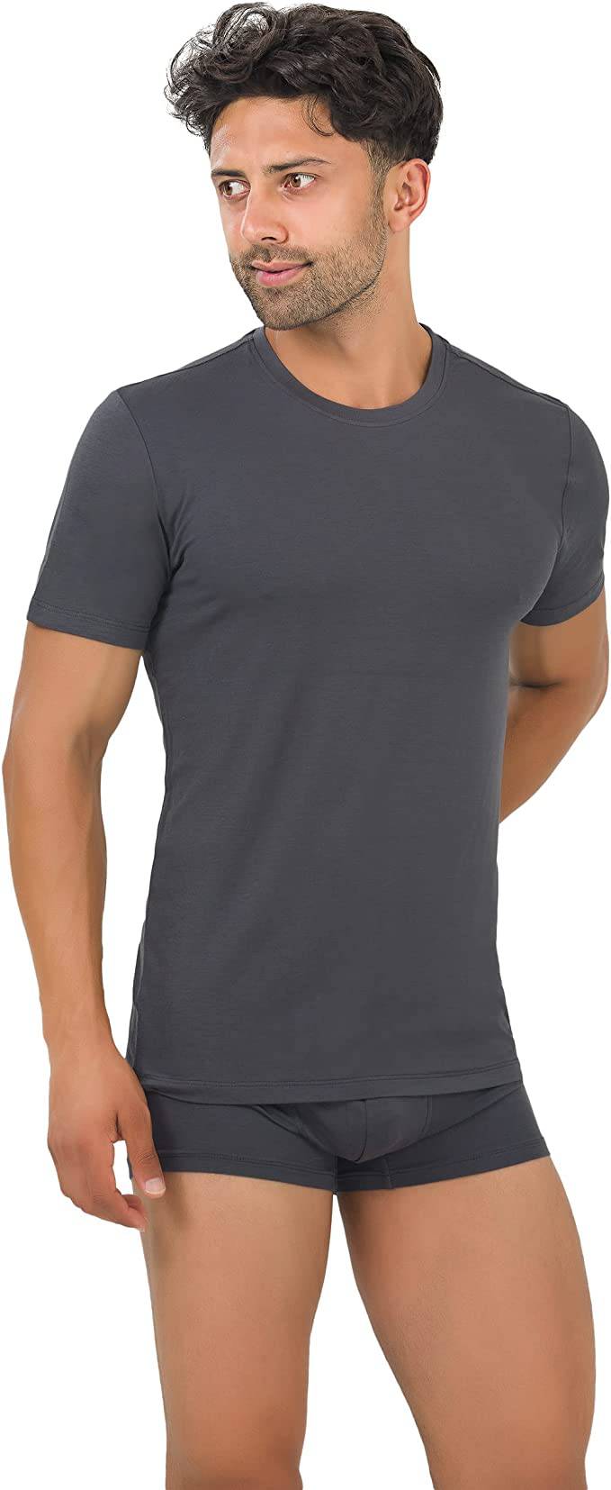 Bamboo Crew Neck Undershirts (3-Pack) - Bambooven