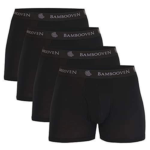 Bambooven Breathable Boxer Briefs with Fly – Sweat-Wicking (4 Pack) - Bambooven