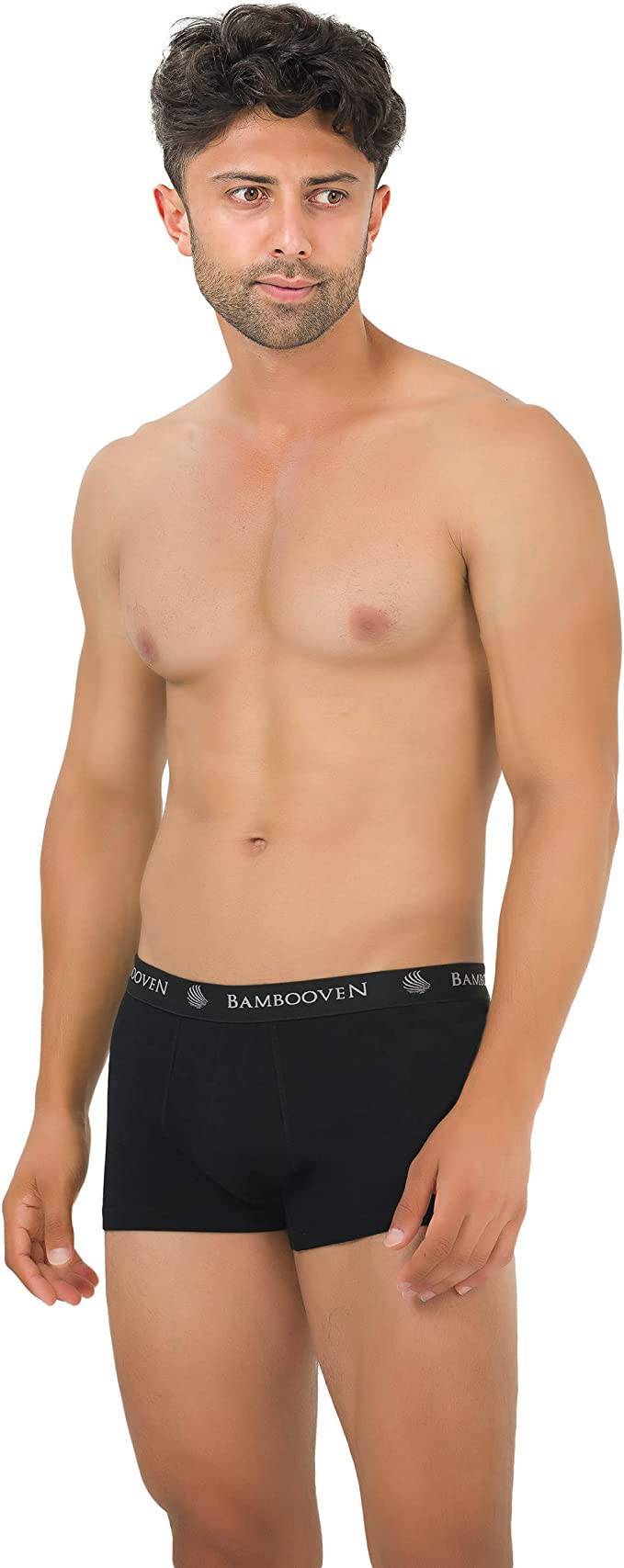 Bambooven Men’s Breathable Trunks with Pouch – Sweat-Wicking (4 Pack) - Bambooven