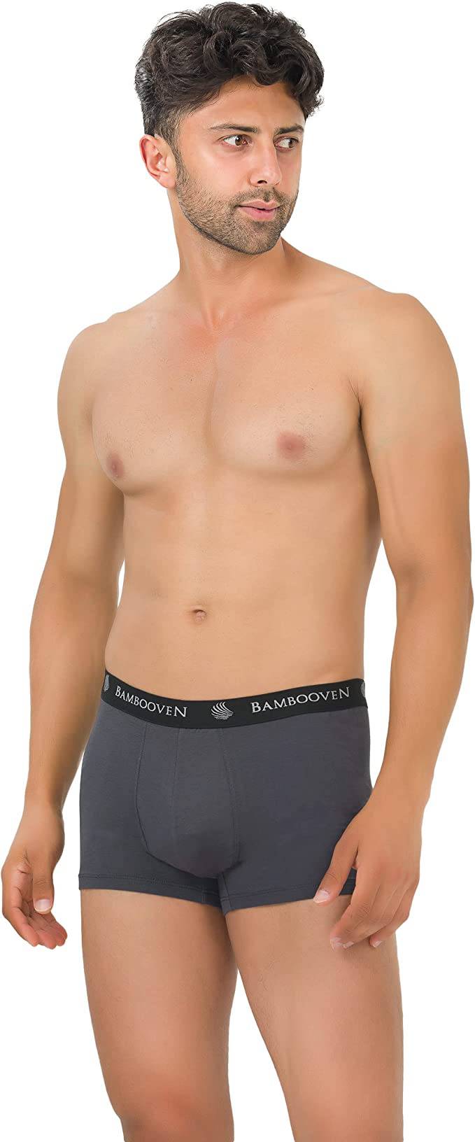 Bambooven Men’s Breathable Trunks with Pouch – Sweat-Wicking (4 Pack) - Bambooven