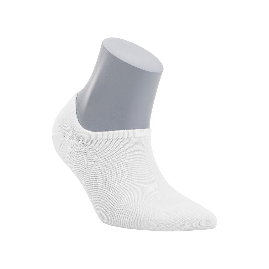 Bambooven Women's Premium Ultra Soft Bamboo No Show Casual White Socks, 6pk. -611 - Bambooven